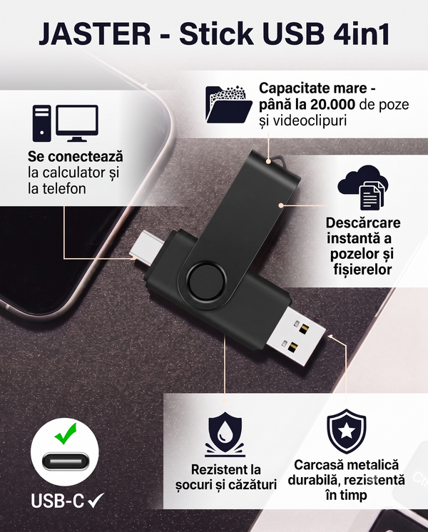 ExtraMem Stick Memorie Portabil Instant