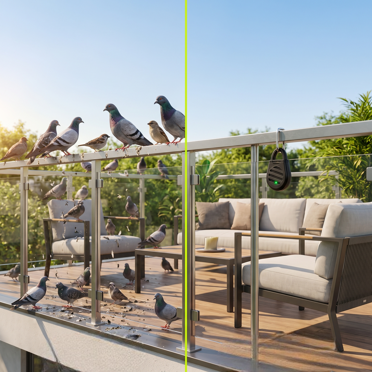 Aparat Ultrasonic Anti-Păsări BirdStop
