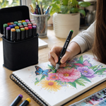 Set Markere Artistice pentru Colorat