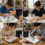 Set Markere Artistice pentru Colorat